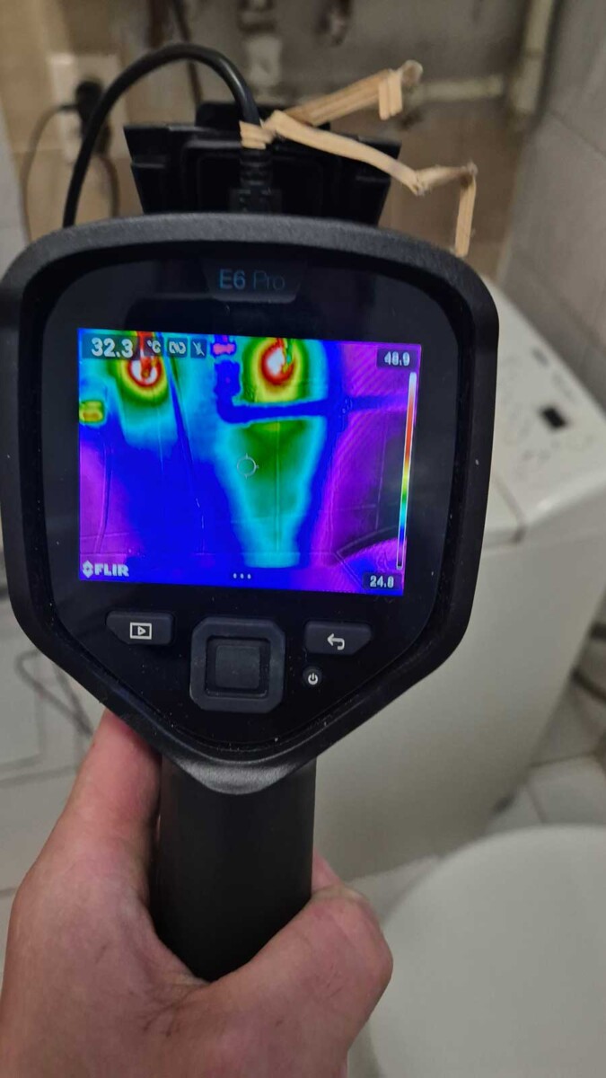 Termovizijska detekcija curenja
